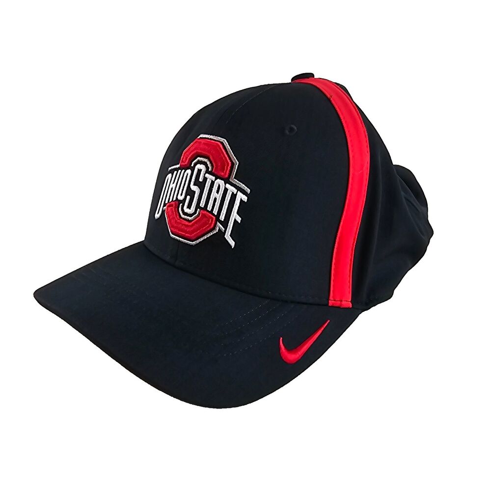 Ohio State Buckeyes Hat Mens Black Nike Classic99 Dri Fit Adjustable NCAA Cap